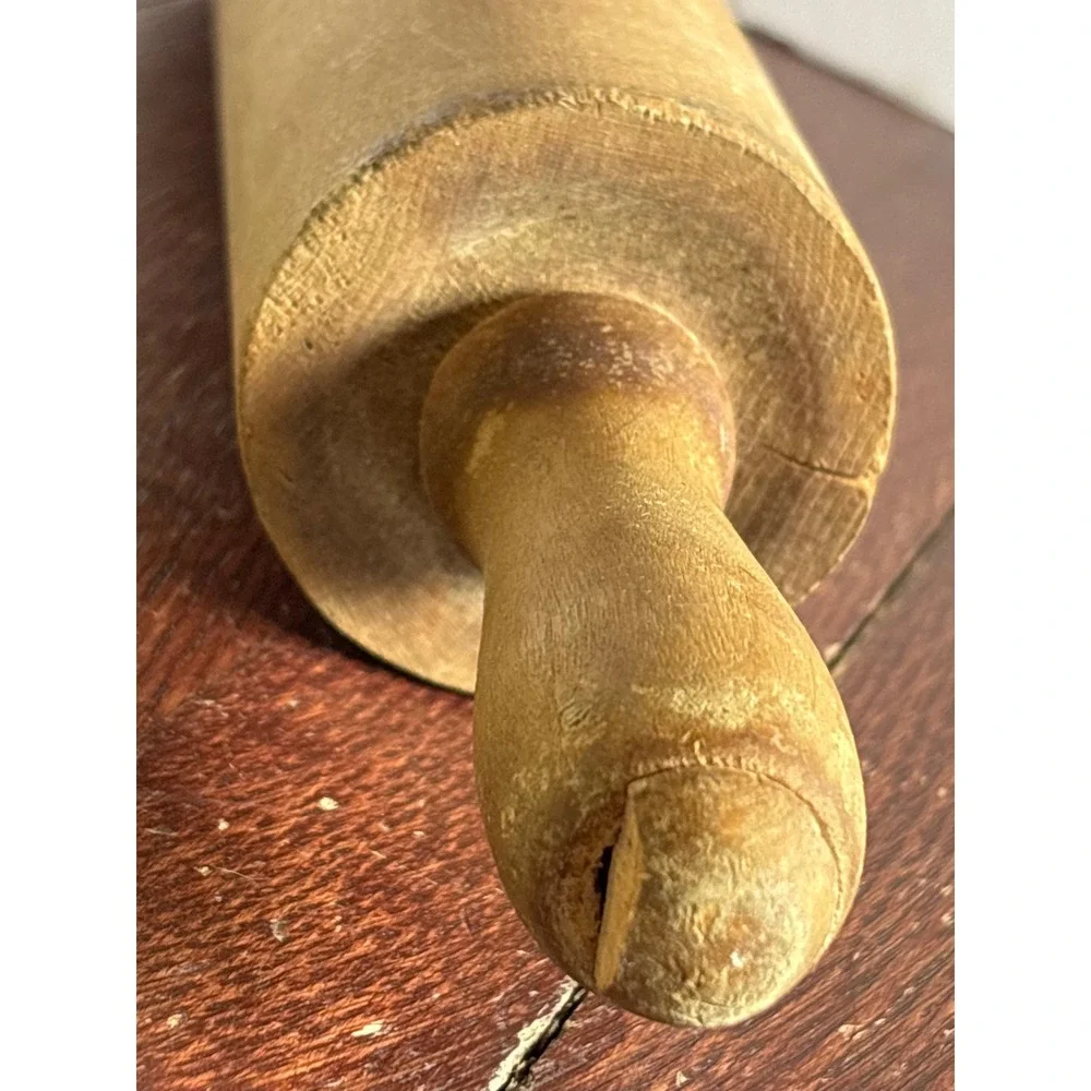 Vintage Wooden Rolling Pin Rustic Farmhouse‎ Kitchen Decor Primitive 17 Inch